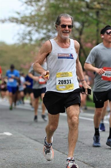 Frank Bennett “Ben” Harvie Jr. recently competed in the Cherry Blossom 10-mile event. (Photo courtesy of Ben Harvie)